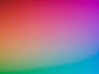 Poster - Vibrant Gradient Background: Textured, Colorful, and Serene Teal, Green, Purple, and Red Hues.