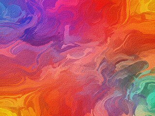 Poster - Abstract Colorful Swirl Texture: Vibrant, Energetic, Textured Background