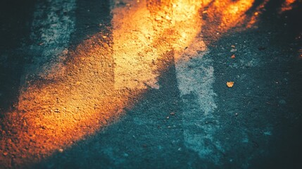Aufkleber - Abstract ground texture with a captivating contrast between dark and light