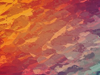 Poster - Abstract Warm-toned Watercolor Texture:  Earthy Hues,  Grunge Style,  Vintage Mood.