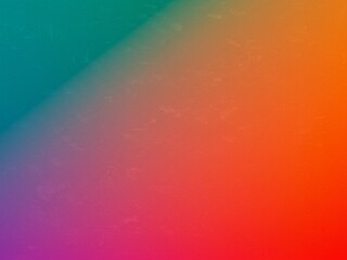 Poster - Vibrant Teal to Red Gradient Background: Textured, Abstract, Energetic Design