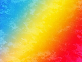 Leinwandbilder - Vivid colorful texture with a spectrum of blue, yellow, orange, and red hues creating a dynamic abstract background.