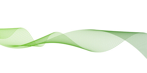 Aufkleber - Abstract green waves background,Abstract green wavy lines. Colorful vector background.green wave melody lines on white background,Abstract green wave lines pattern background. green wave lines frame,