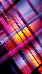 Poster - A colorful abstract painting with a lot of different colors and patterns. The painting is full of energy and movement, with the colors blending and overlapping in a dynamic way