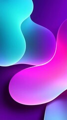 Poster - A gradient of purple and blue colors, with a pink and blue line in the middle. The background is a mix of these colors, creating a visually appealing and dynamic composition