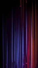 Poster - a colorful image of a stream of light with purple, blue, and red colors. the image has a dreamy and 