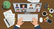 © jennifermasonia - Online Meeting and Remote Work.