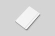 © Shablon - White hardcover notebook mockup on neutral background