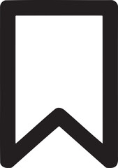 Poster - Bookmark icon vector illustration isolated On Transparent Background