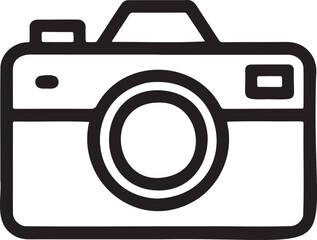 Poster - Camera icon vector illustration isolated On Transparent Background