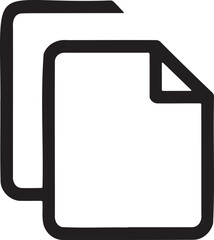Poster - Copy icon vector illustration isolated On Transparent Background