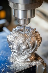 Poster - Precision Automation in a Modern Factory CAD Design and Complex Pattern Carving with Engineering