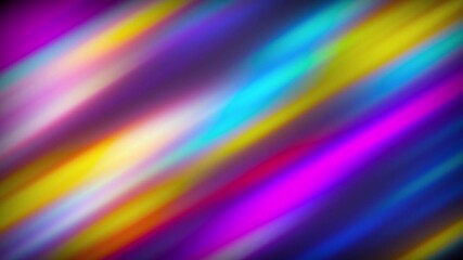 Fototapete - Waving lights line. Computer generated 3d render