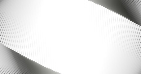 Poster - Abstract white background spiral geometric pattern of design 3d render