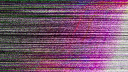 Poster - Abstract TV noise. Computer generated 3d render