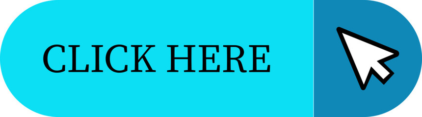 Fototapete - Click Here Button Icon.Pointer Click button. Modern action button mouse click symbol. Computer mouse click cursor or Hand pointer symbol. Cursor arrow icon. Clicking finger. Vector illustration.