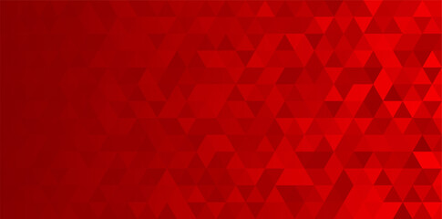 Poster - Abstract red geometric background. Template for brochures, flyers, magazine, banners etc