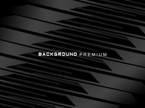 Abstract futuristic dark black background with modern design. Realistic 3d wallpaper with luxurious flowing lines. Elegant background for posters, websites, brochures, cards, banners, apps, etc.