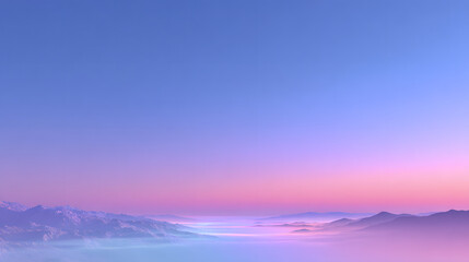 Poster - Soft noise gradient background fading from pastel violet to white for dreamy elegant ethereal concept design