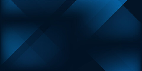 Poster - Modern background gradient dark navy blue banner simple abstract modern