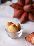 salak fruit,salacca zalacca or snake fruit exotic tropical fruits.