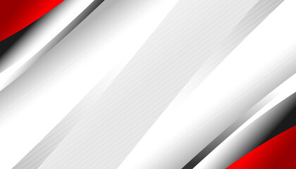 Aufkleber - Abstract white and grey background with dynamic waves