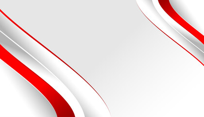 Aufkleber - Red white modern abstract background design