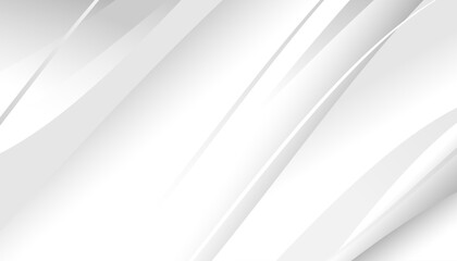 Aufkleber - Abstract white and grey background with dynamic waves