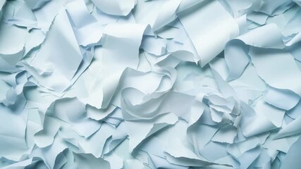 Aufkleber - Close-up shot of a bunch of white papers, great for office or study related concepts