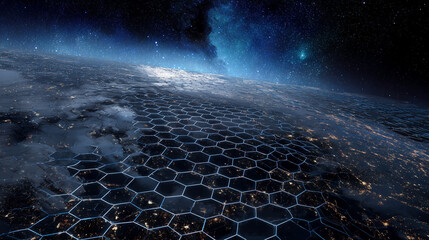 planet in space