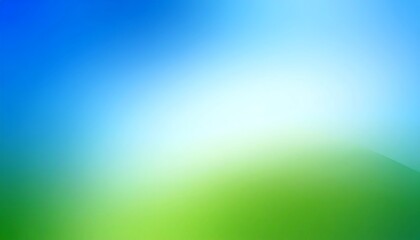 Poster - Green and blue gradient creating a soft and dreamy background