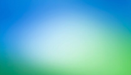 Poster - Abstract blurred green and blue gradient background