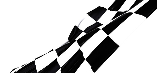 Poster - checkered flag, end race background