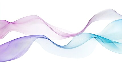 Poster - Bright abstract waves of color blending seamlessly with glowing effects, forming a dynamic and modern composition.