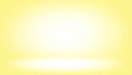 Wall Mural - soft pastel yellow gradient blur background with clean white base and gradual lighting