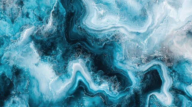 Flowing blue waves with a minimalist and modern aesthetic, perfect for digital backgrounds and creative designs.
