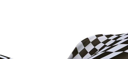 Poster - background of checkered flag pattern