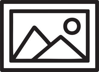Poster - Image icon vector illustration isolated On Transparent Background