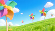 © lanlan - colorful pinwheel