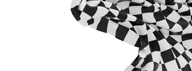 Poster - High-quality image of a checkered flag, perfect for racing, sports, and competition themes. Download now!