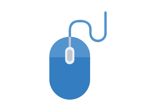 Computer mouse vector, Computer mouse icon illustration