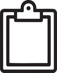 Poster - Paste icon vector illustration isolated On Transparent Background