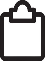 Poster - Paste icon vector illustration isolated On Transparent Background