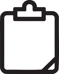 Poster - Paste icon vector illustration isolated On Transparent Background