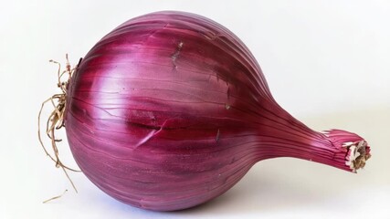 Aufkleber - A close-up of a purple onion sitting on a white surface