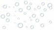 © taa - Transparent Airy Soap Bubble Blobs In Metallic Jelly Format Against White Background