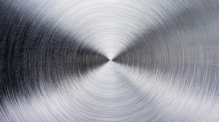 Wall Mural - Detailed Macro Texture of Brushed Steel and Aluminum Surface
