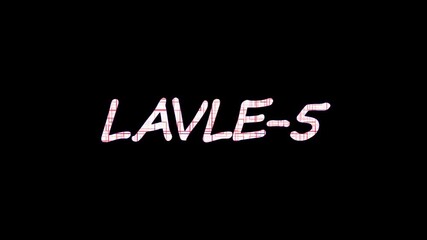 Fototapete - Text level-5 animation. White color text level up with effect on black background. Glowing level up sign and upper Level . Next Level text animation.