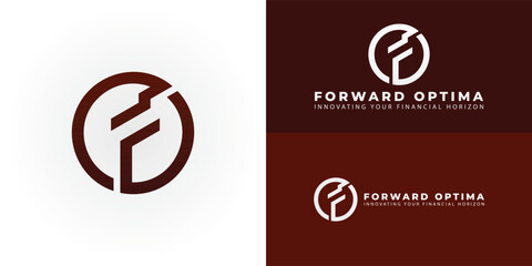 Poster - Modern financial advisory logo featuring stylized FO initials within a circle, symbolizing trust, growth, and clarity. Ideal for Forward Optima or Fidelity Origin.