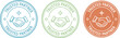 © Rohan - Trusted partner handshake logo design vector template for business success
